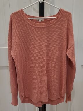 Matty M HoneycombTextured Crewneck Sweater